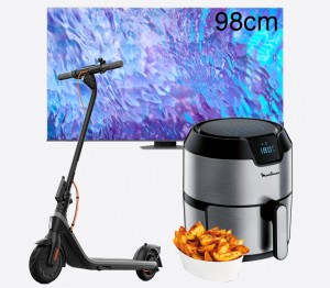 Tombola 100% gagnant (Smart TV 98 cm) - Kit 10 (Nouveauté)