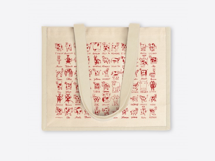 Sac en jute et coton