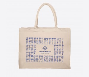Sac coton épais anses cordon