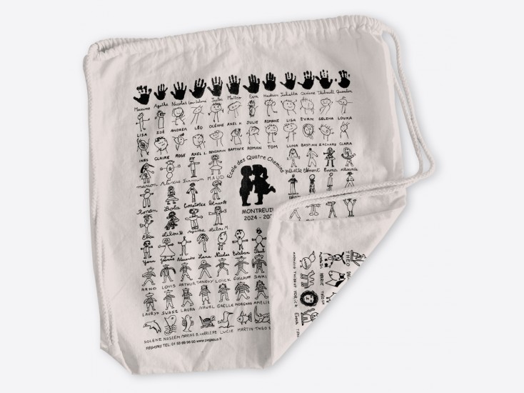 Sac à dos coton