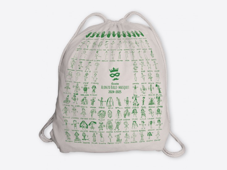 Sac à dos coton bio