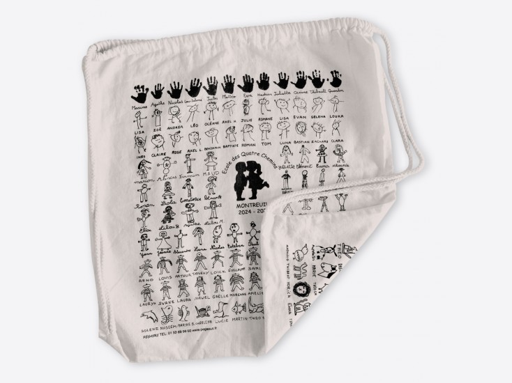 Sac à dos coton bio
