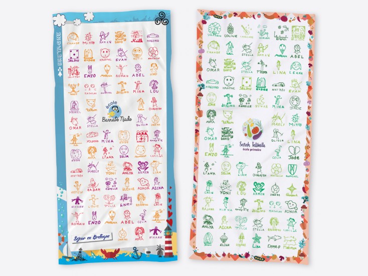 Serviette 50 x 100 cm