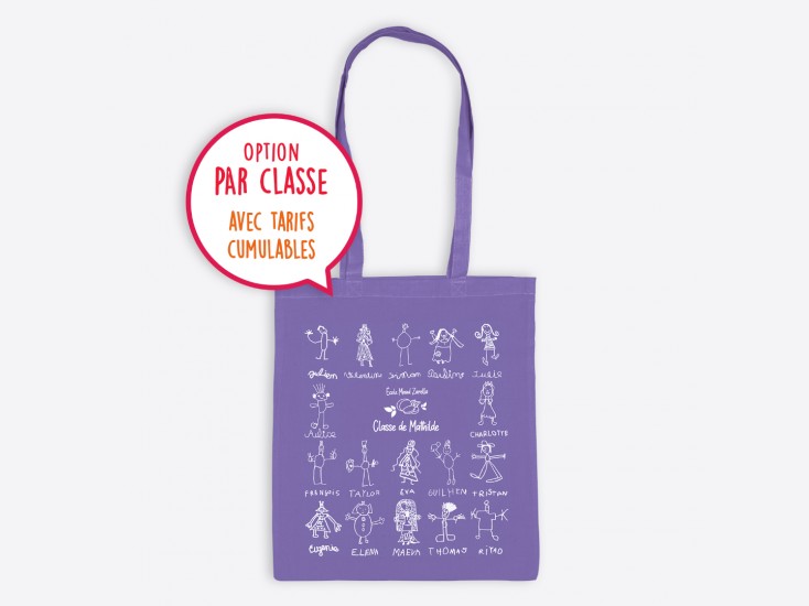 Tote bag couleur