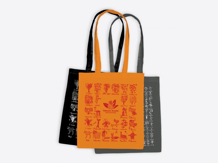 Tote bag couleur