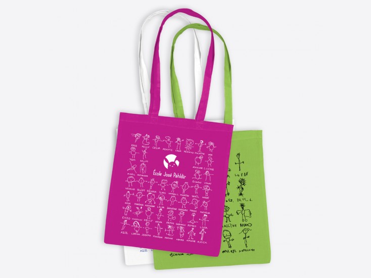 Tote bag couleur