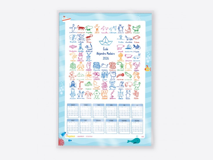 Calendrier (sans bloc éphéméride)
