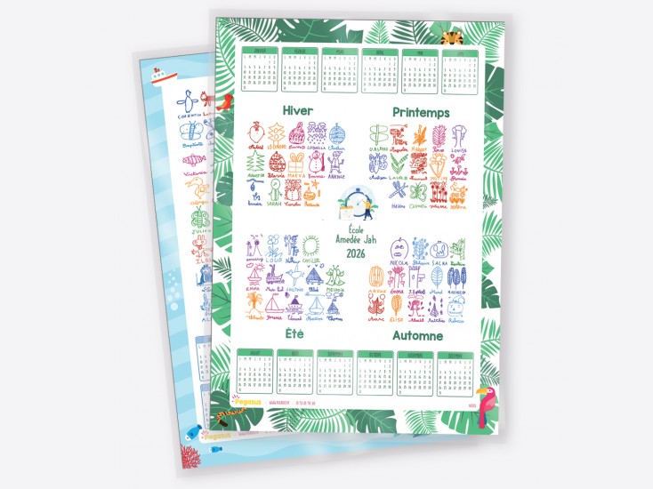 Calendrier (sans bloc éphéméride)