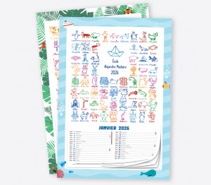 Calendrier (avec bloc éphéméride)