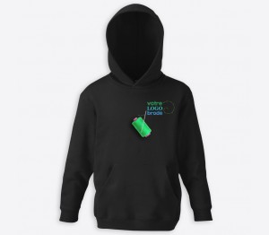 Sweat à capuche (avec broderie)