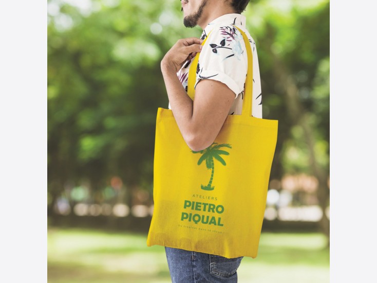 Tote bag couleur à personnaliser