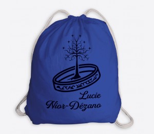 Sac à dos coton couleur à personnaliser