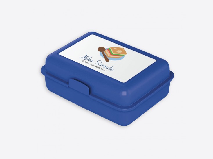 Boîte à goûter à personnaliser