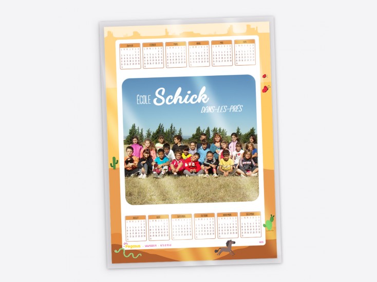Calendrier à personnaliser