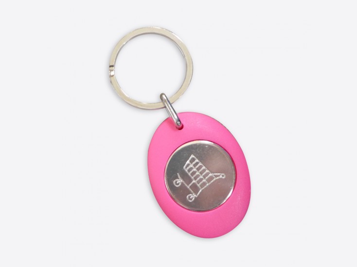 Porte-clés jeton fun à personnaliser