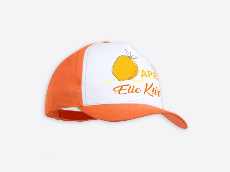 Casquette bicolore à personnaliser