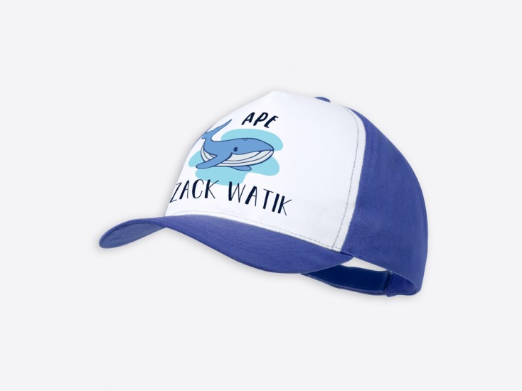 Casquette bicolore à personnaliser