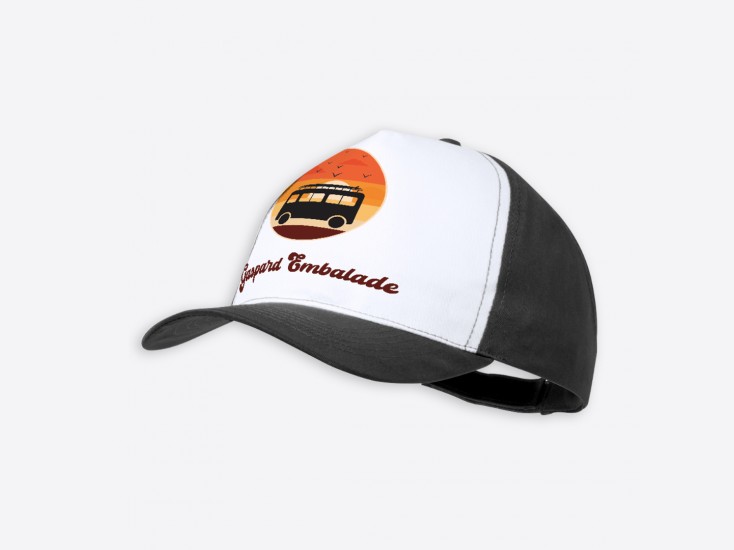 Casquette bicolore à personnaliser