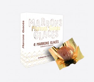 Etui 4 marrons Glacés