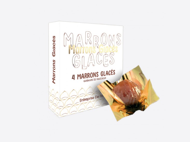Etui 4 marrons Glacés