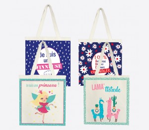 PACK DE 4 TOTE BAGS