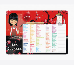 Liste de courses "Japan"