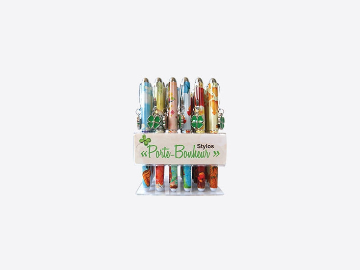 Boîte de 24 Stylos Porte-Bonheur