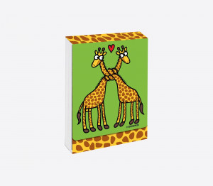 Pocket note "Coeur de girafes"