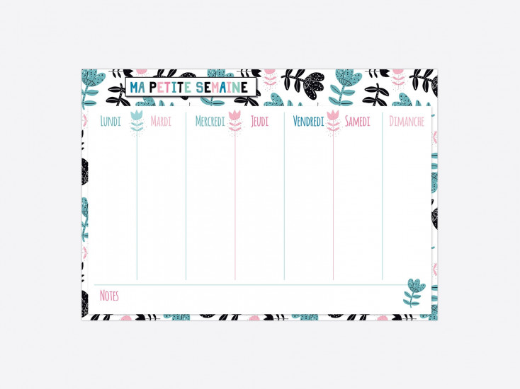 Mémo week "Flowers"