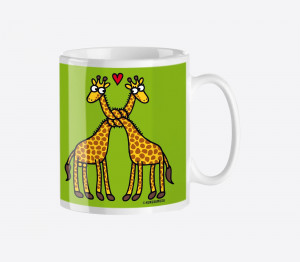 Mug Trendy "Coeur de girafe"