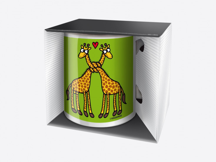 Mug Trendy "Coeur de girafe"
