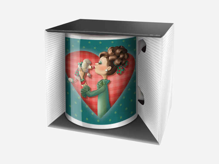 Mug Trendy "I love my dog"