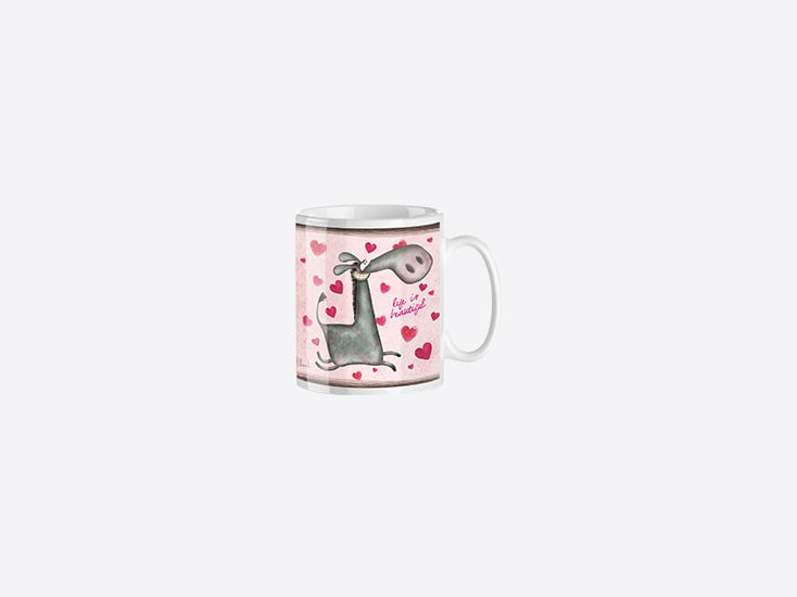 Mug Trendy "Life is beautiful"
