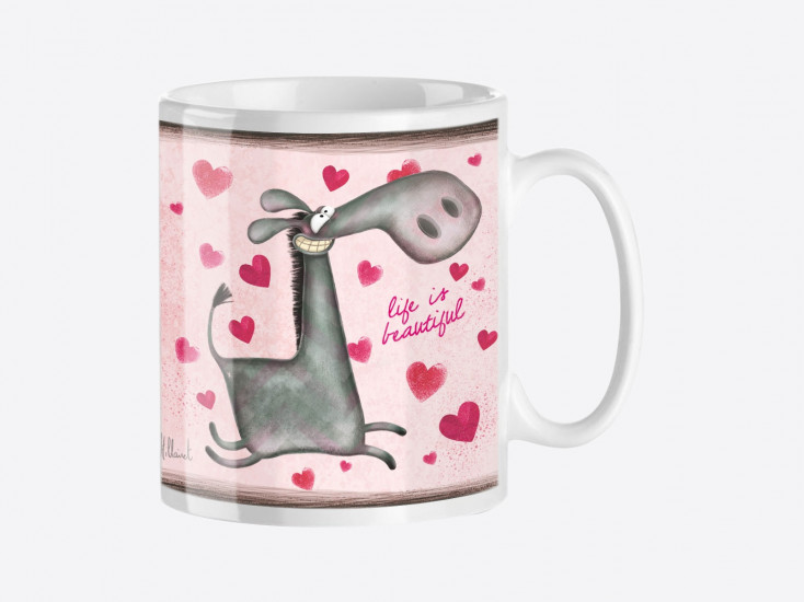 Mug Trendy "Life is beautiful"