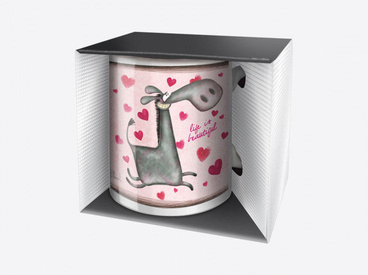 Mug Trendy "Life is beautiful"