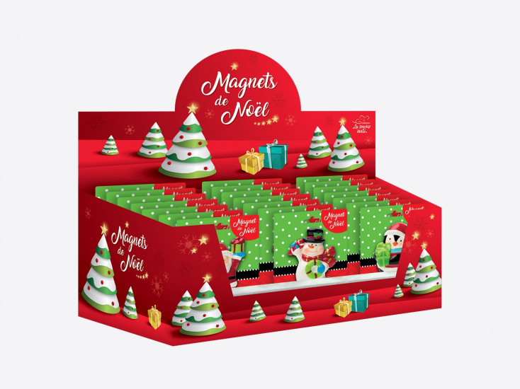 Magnets de Noël "Personnages"