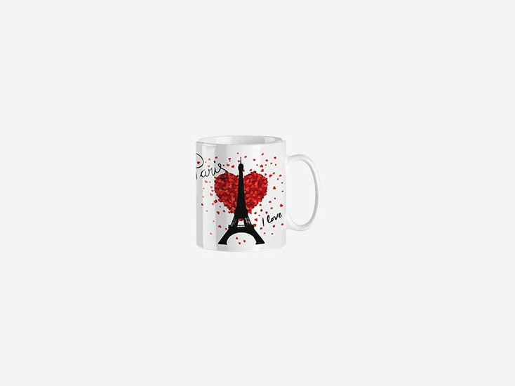 Mug trendy "Paris I love you"