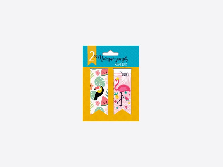 Marque-pages magnétique "Summer Vibes"