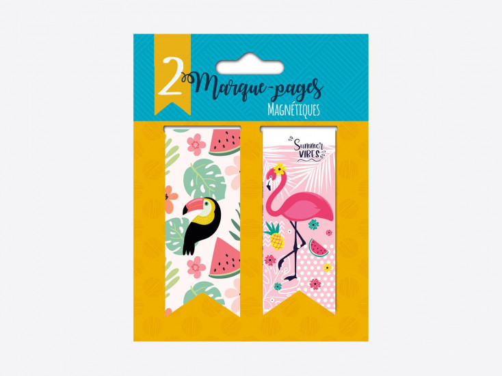 Marque-pages magnétique "Summer Vibes"