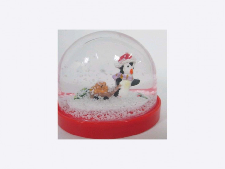 Boîte de 12 Boules de neige Petits Flocons