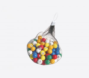 Boules multicolores de tirage pour Loto