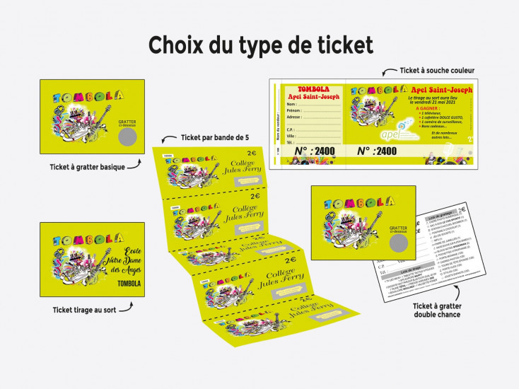 Tombola Double chance (SMART TV 122 cm) - Kit 17