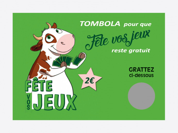 Ticket à gratter Tapis vert - Le Monde de Bibou - Cadeaux personnalisés