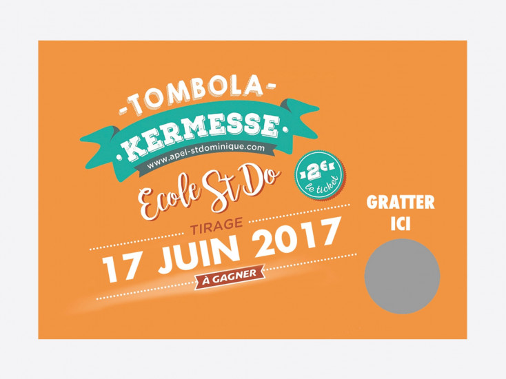 Tickets à Gratter 100 % personnalisés