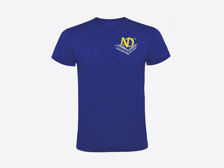 Tee-shirt couleur personnalisé 2 couleurs 1 face