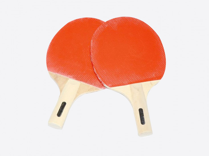 Set de 2 raquettes ping pong