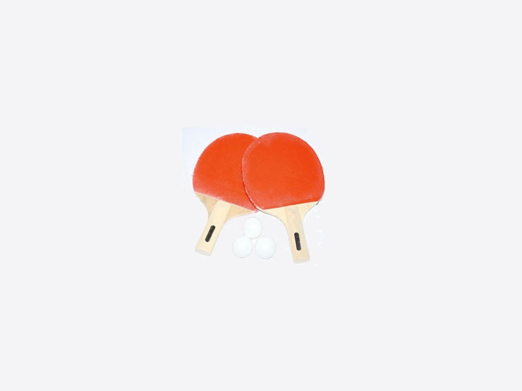 Set de 2 raquettes ping pong