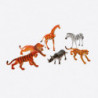 Figurines animaux de la savane  (lot de 12)