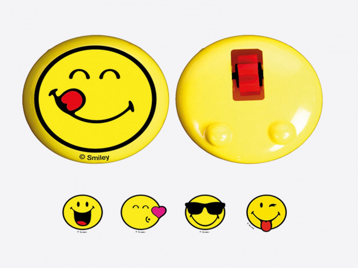 Sticky smiley glisse vitre  (lot de 12)