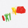 Figurine parachutiste planeur  (lot de 12)